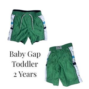 GAP Kids Green Swim Trunks